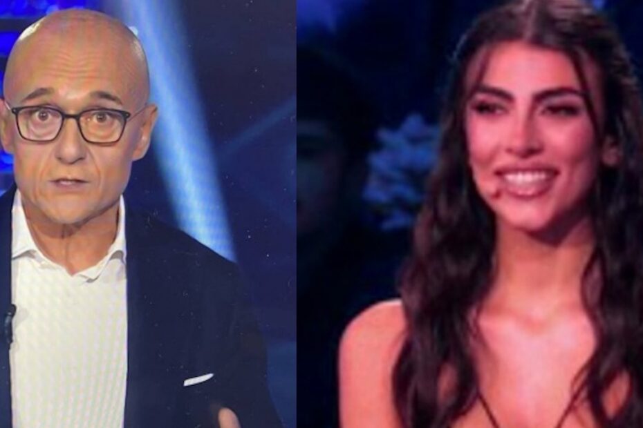 Signorini a Giulia Salemi battuta pornostar abito