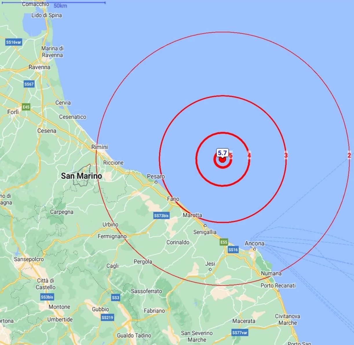 terremoto nelle Marche