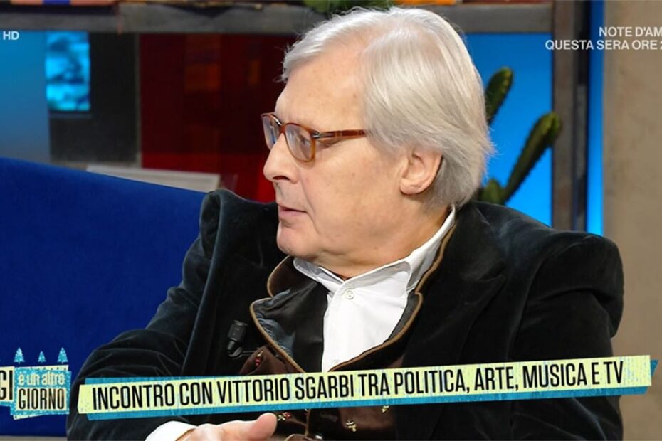 Oggi è un altro giorno Vittorio Sgarbi Gaffe