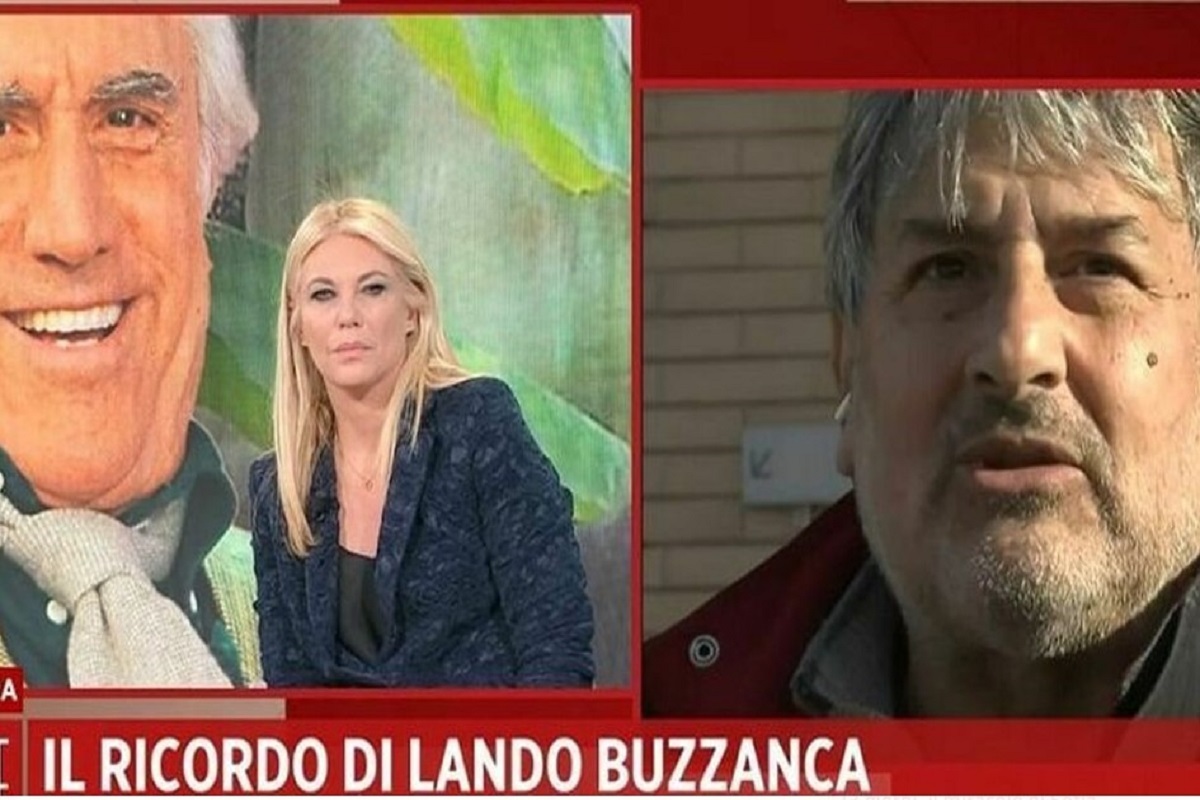 Funerali di Lando Buzzanca, la replica del figlio Massimo a Storie Italiane