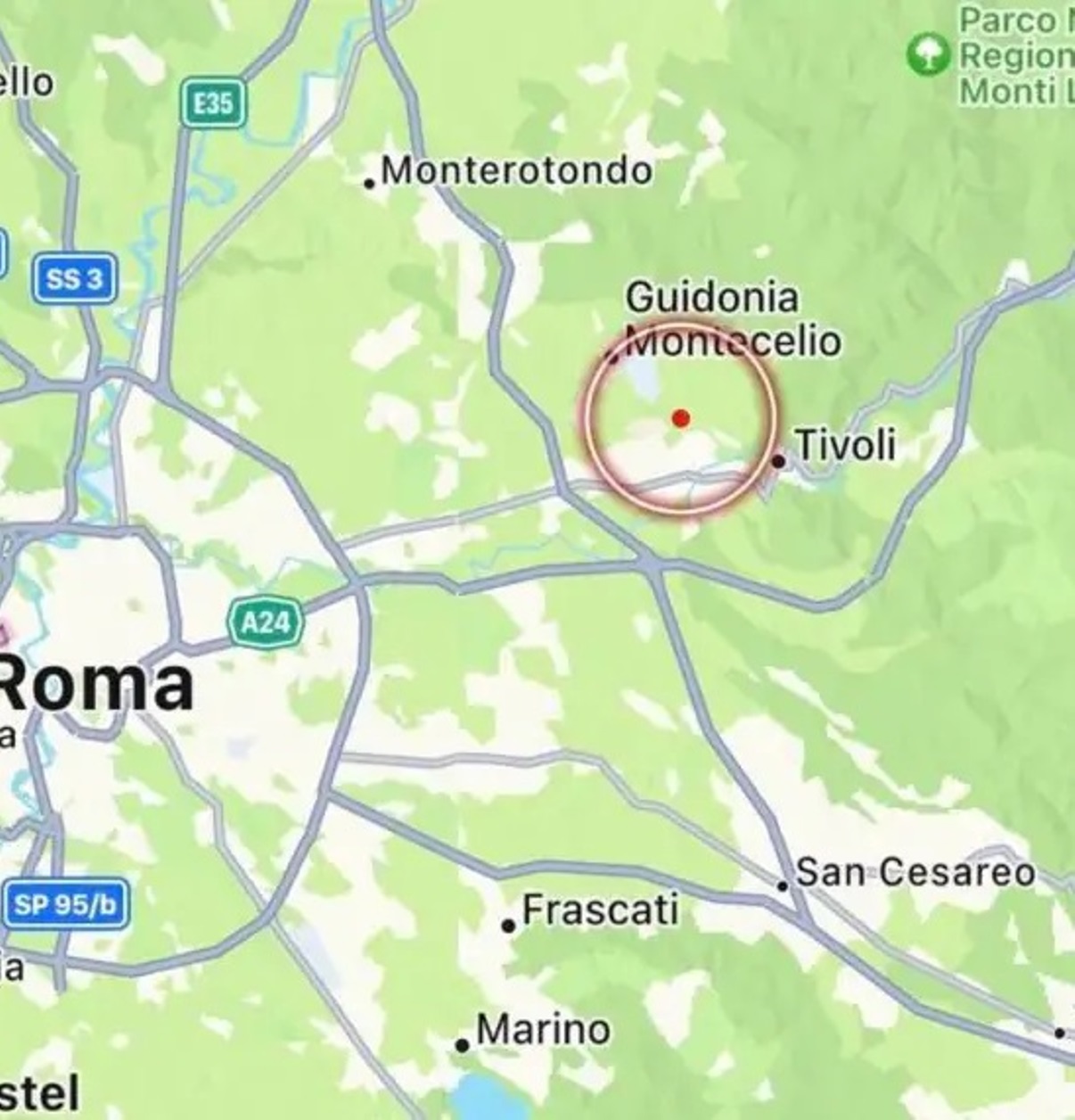 terremoto guidonia reazioni