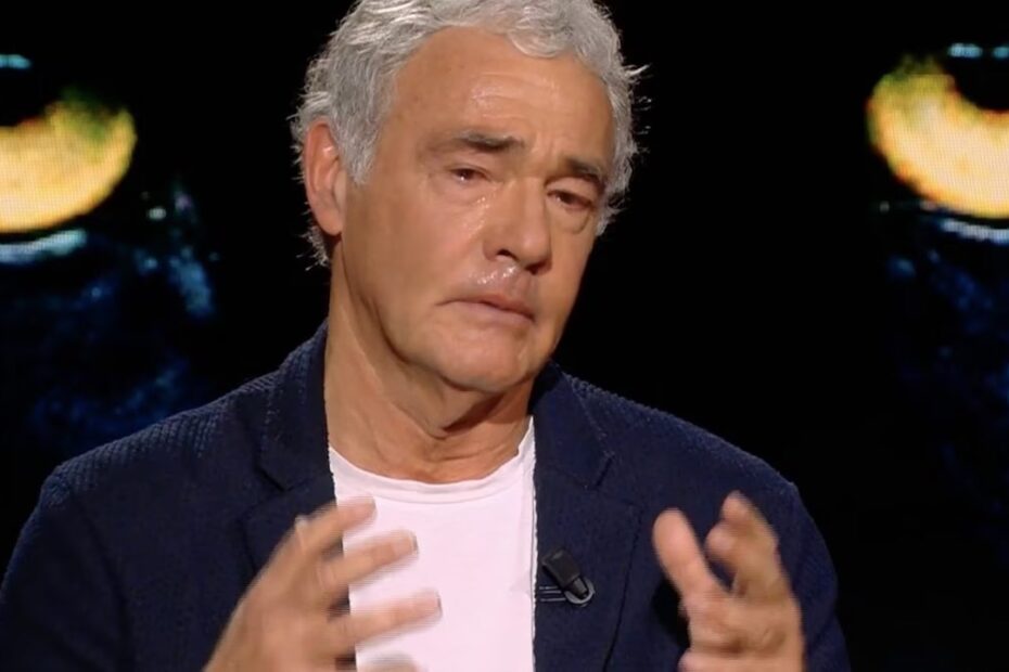 Massimo Giletti in lacrime a Belve
