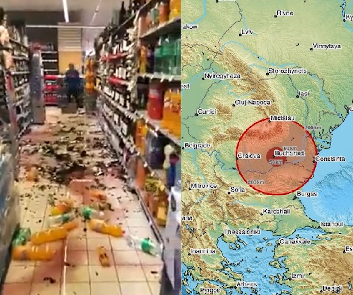 Terremoto in Romania, scossa 5.8 con epicentro a Târgu Mures