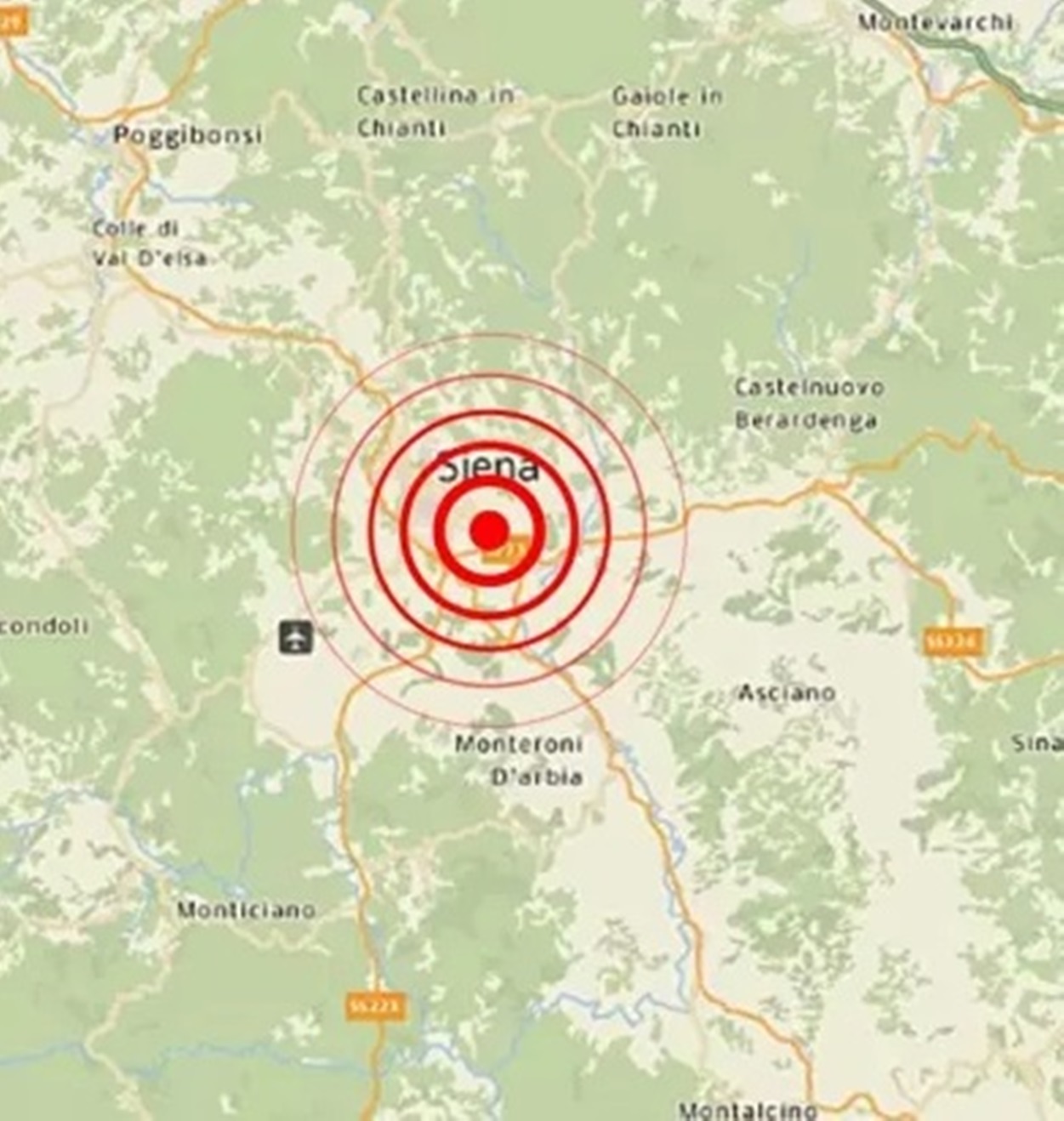 terremoto italia siena scosse