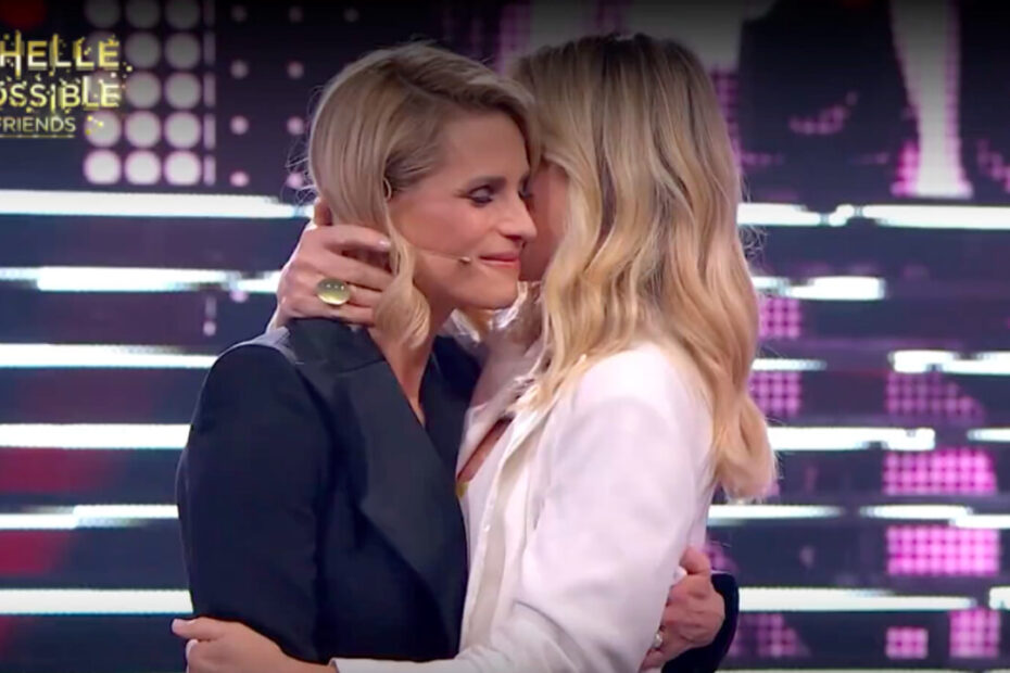 Michelle Impossibile, la Hunziker si commuove in diretta