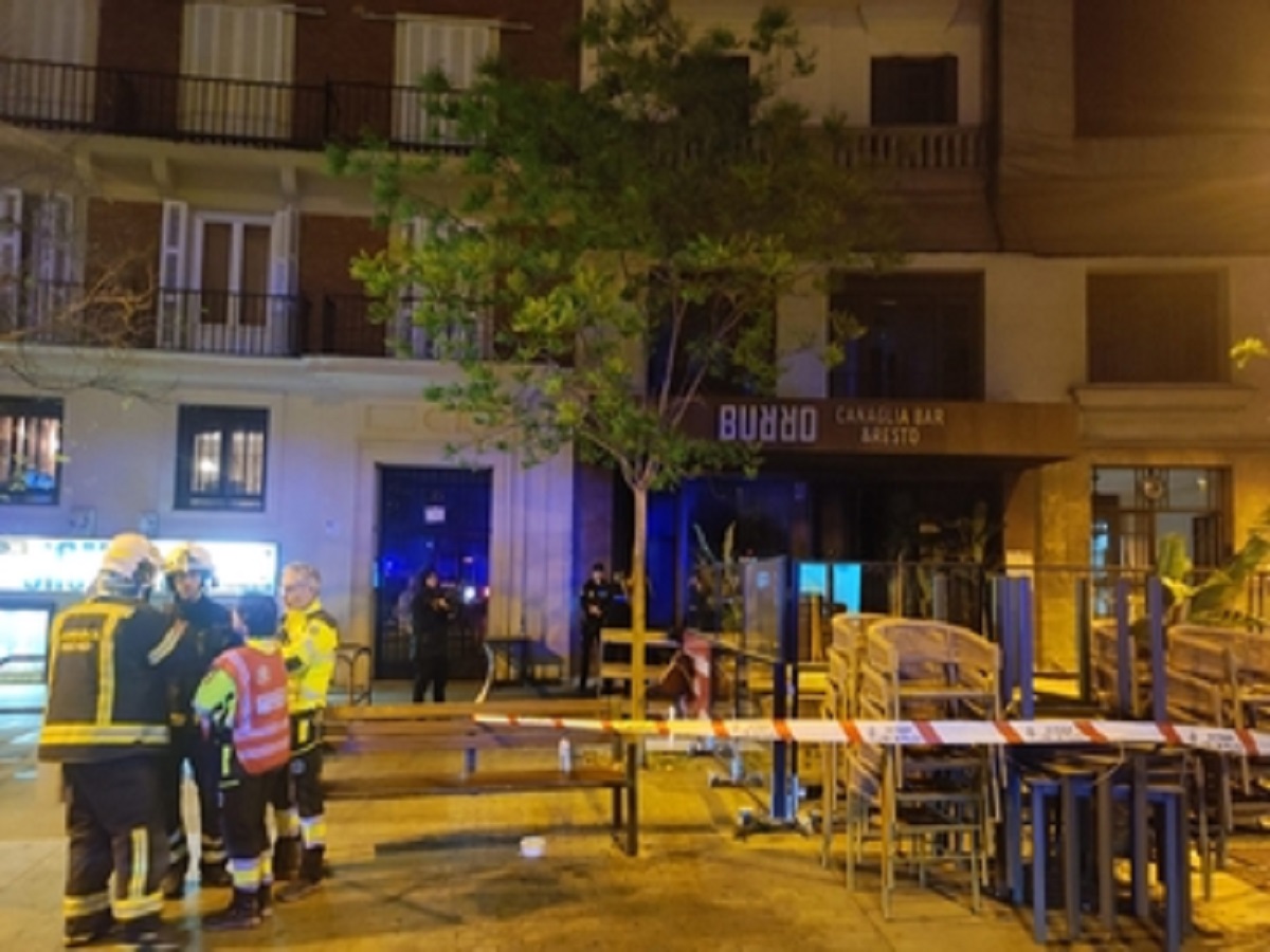 Incendio al ristorante italiano a Madrid