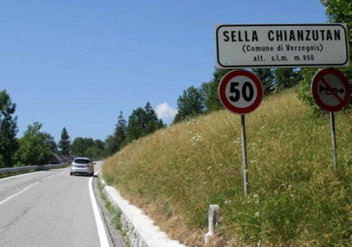 strada provinciale sella chianzutan