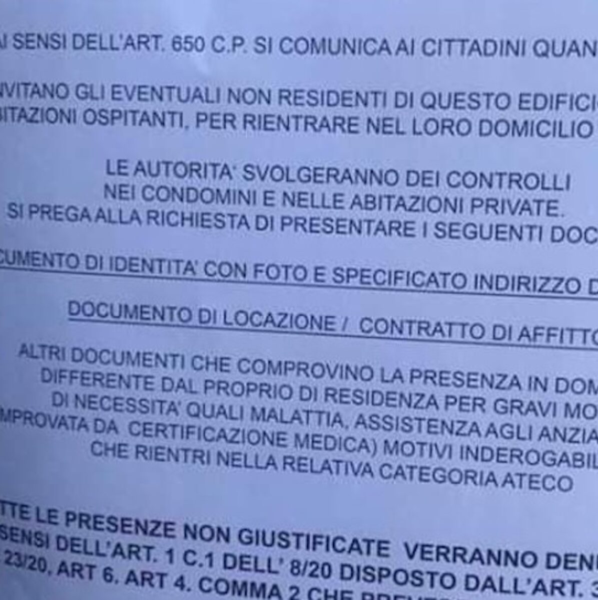 La truffa dei non-residenti: l’avvertimento della polizia