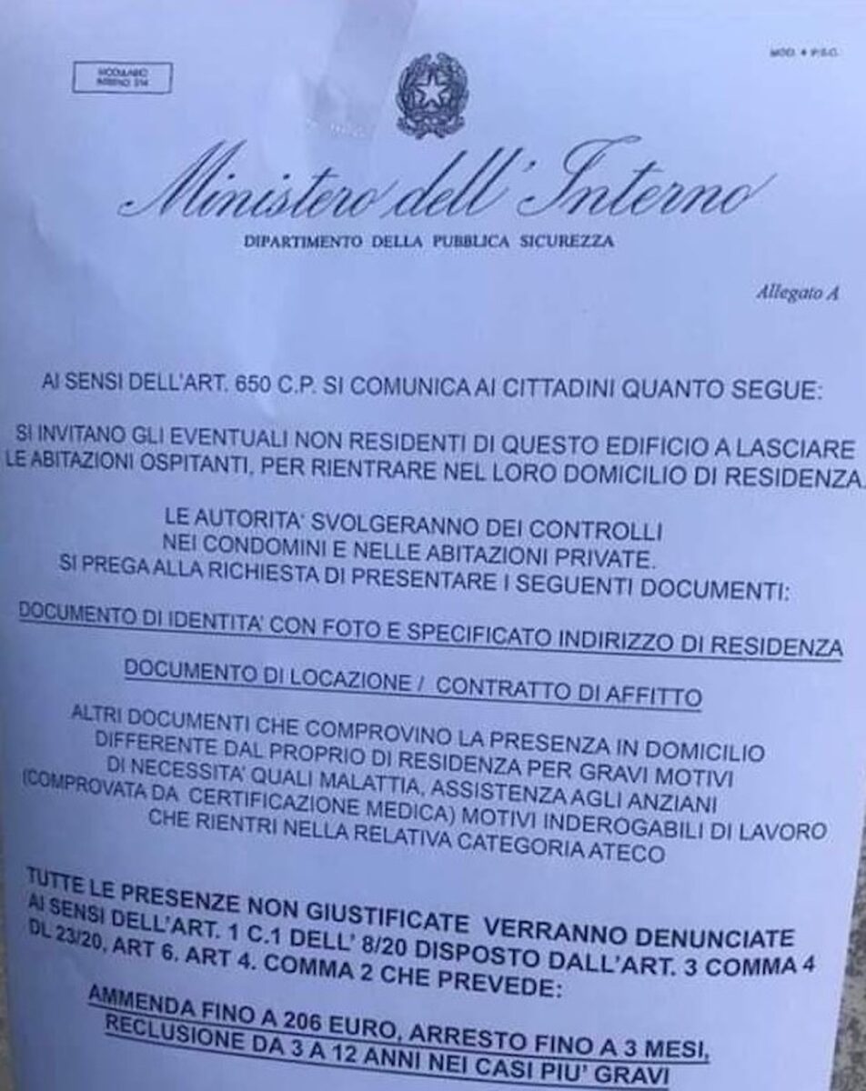 La truffa dei non-residenti: l’avvertimento della polizia