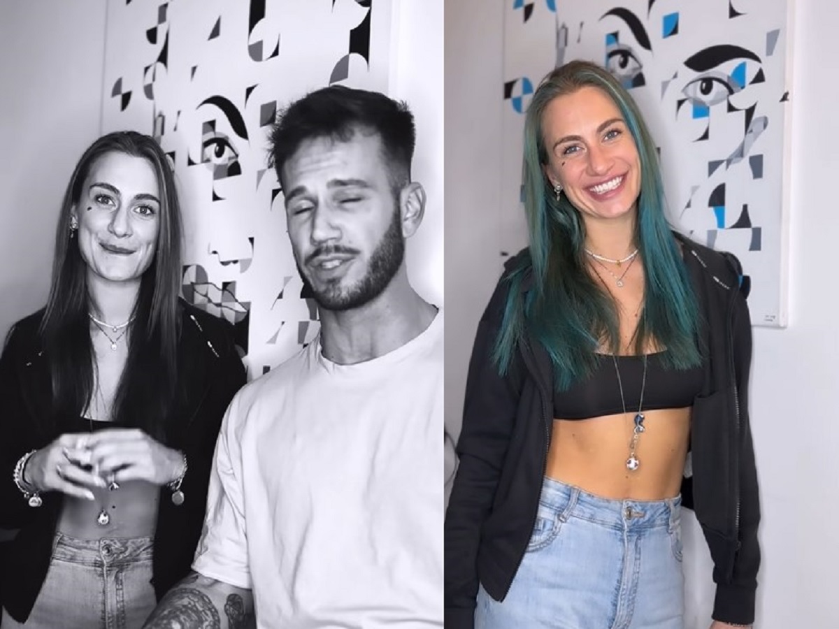 Nikita Pelizon insieme a Matteo Diamante