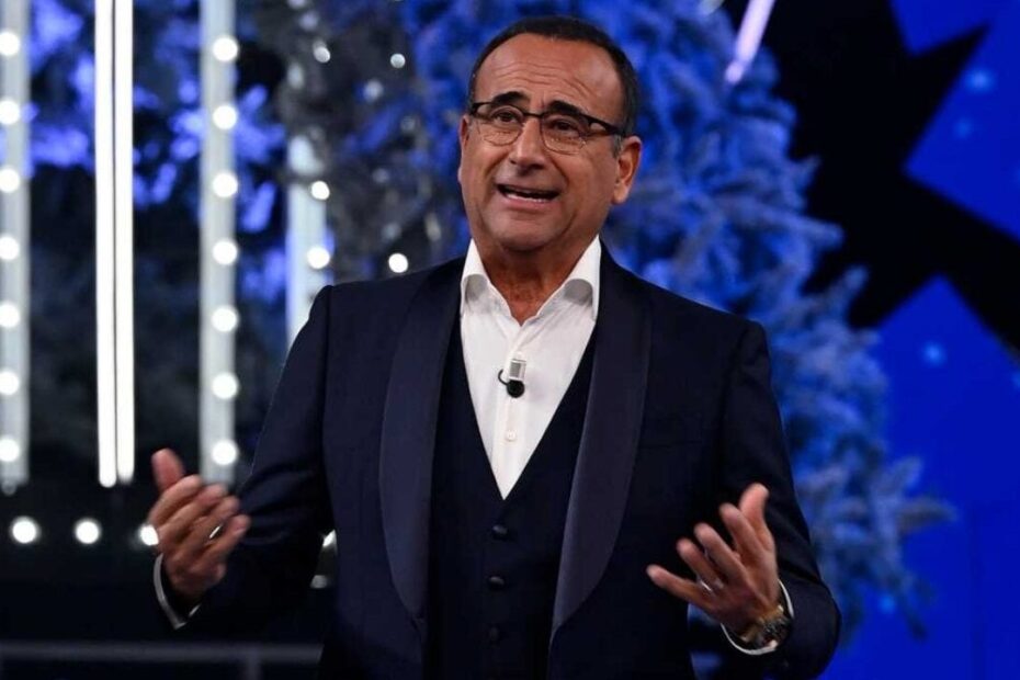 carlo conti crollo mai successo