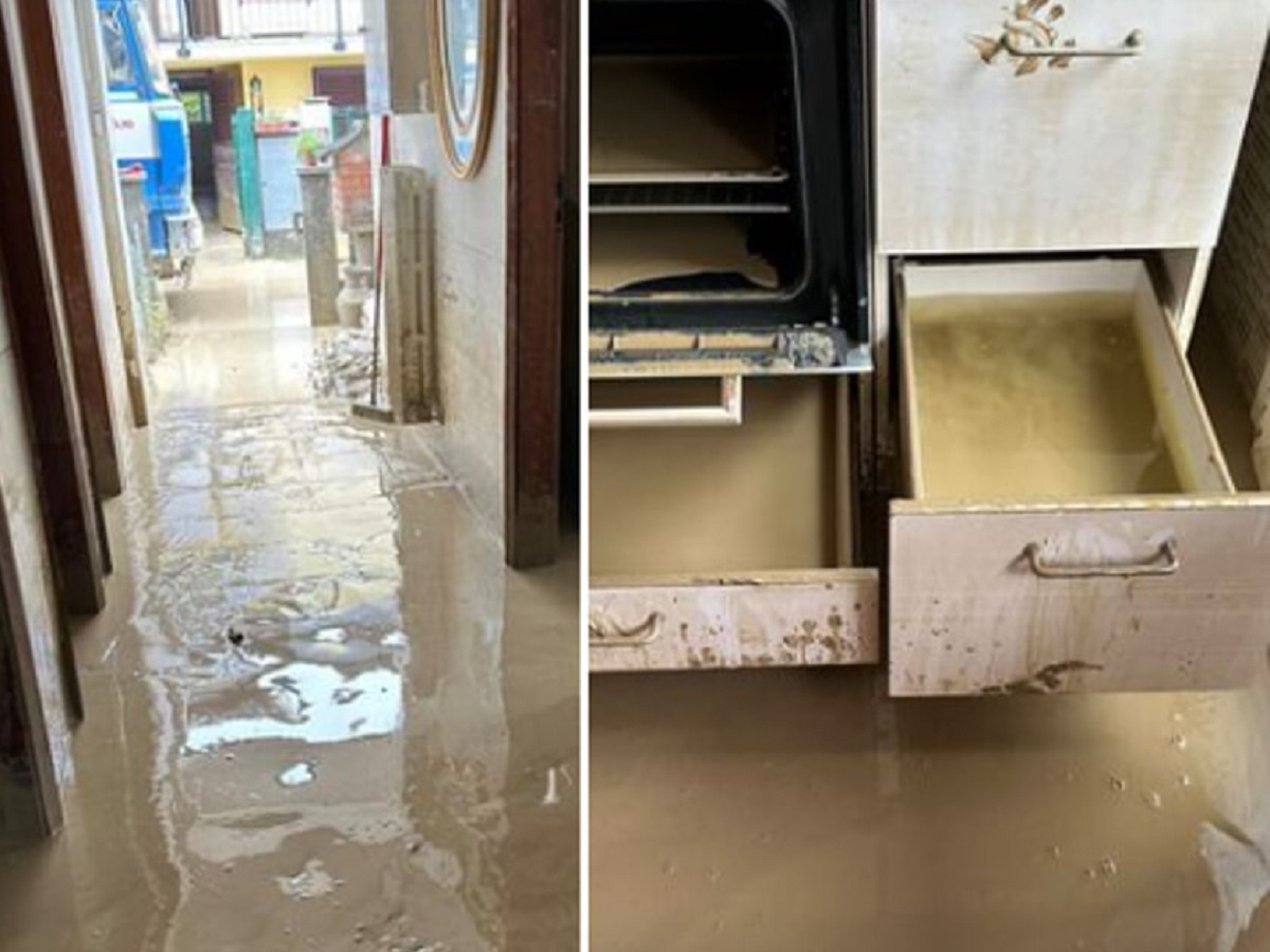 Laura Pausini foto casa distrutta dopo l'alluvione