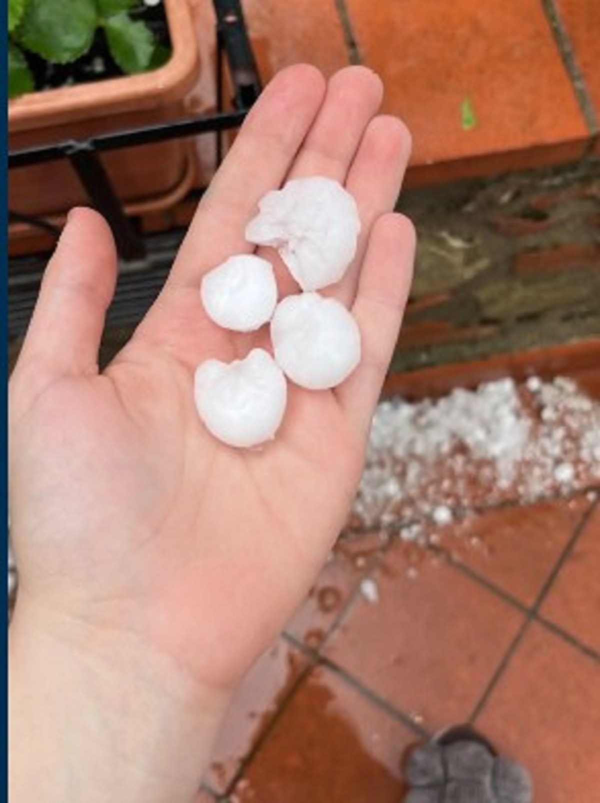 Impruneta bomba d'acqua violenta grandinata 