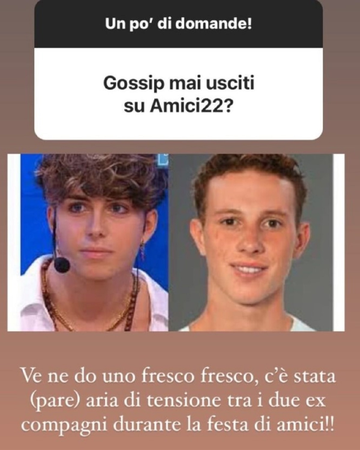 Amici 22 lite Wax Mattia Zenzola dopo finale 