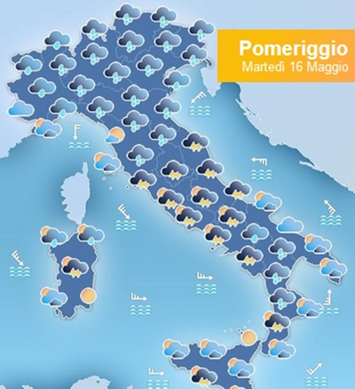 meteo previsioni italia pioggia