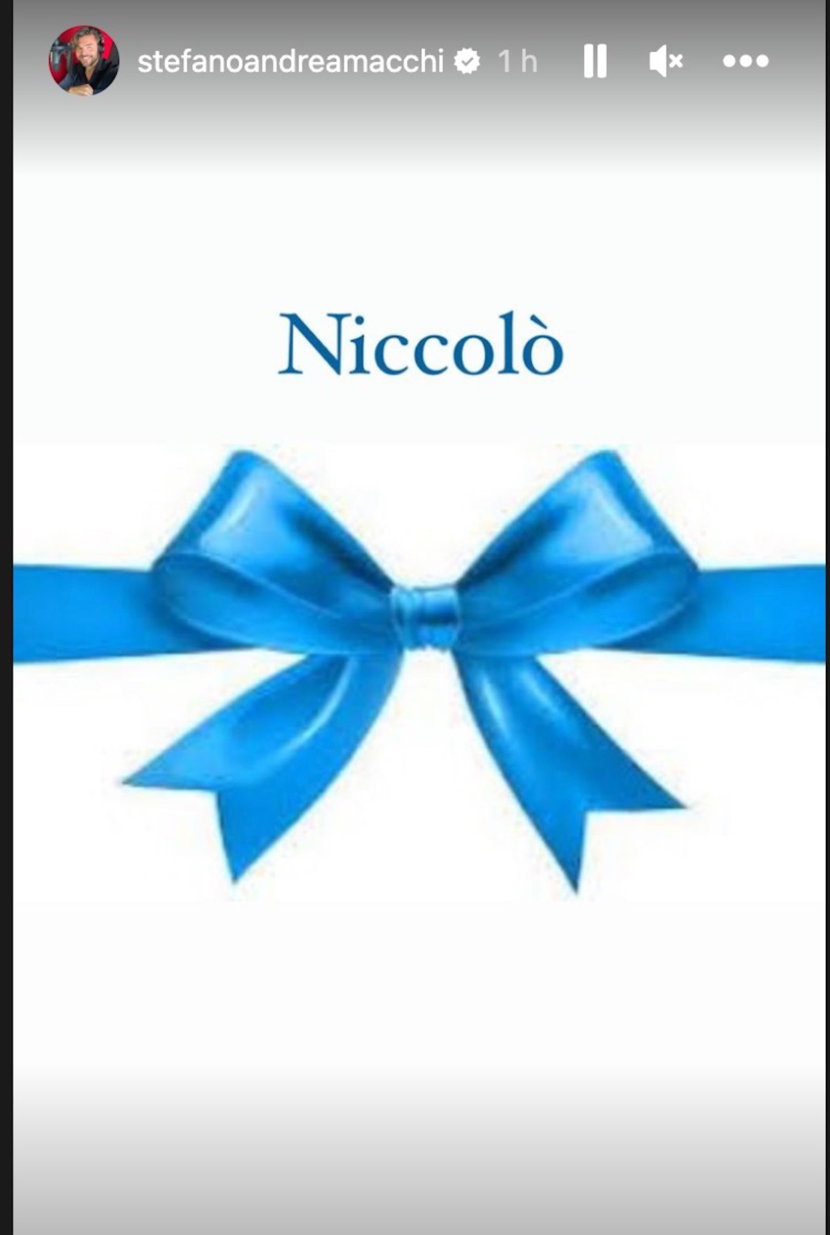 figlio vip nato niccolò