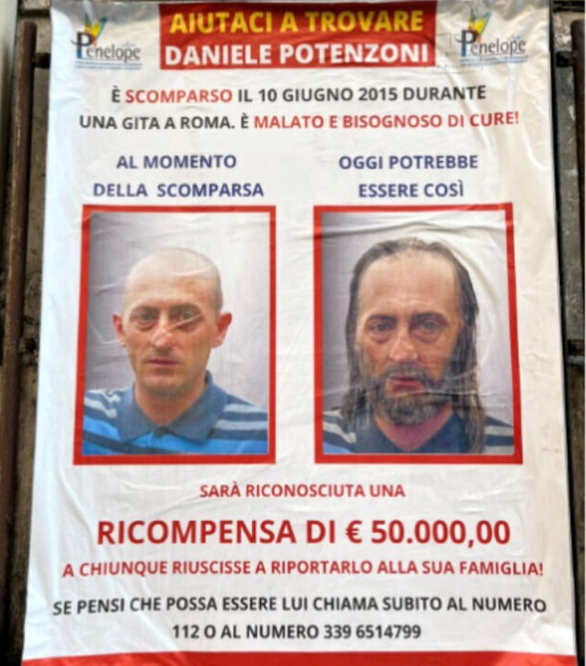 Daniele Potenzoni Scomparso