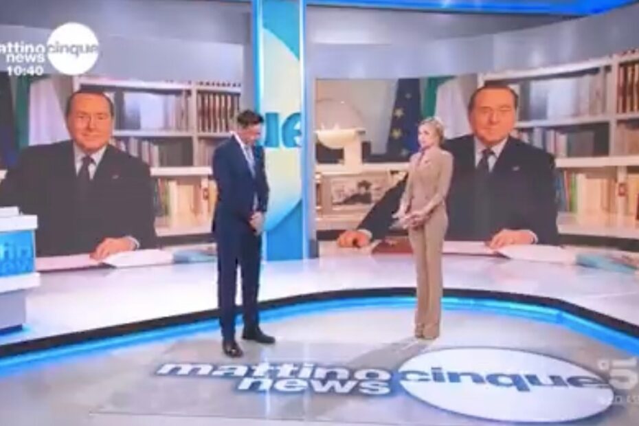 Silvio Berlusconi morto, la reazione di Federica Panicucci a Mattino 5