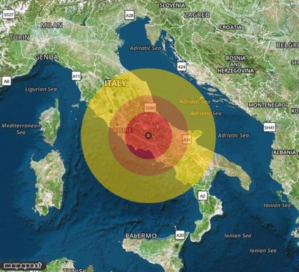 Terremoto in provincia di Frosinone scossa di 3.2