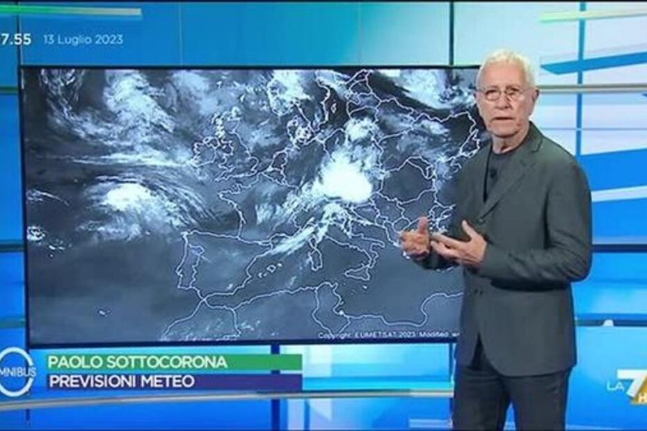 Paolo Sottocorona Meteorologo Previsioni La7
