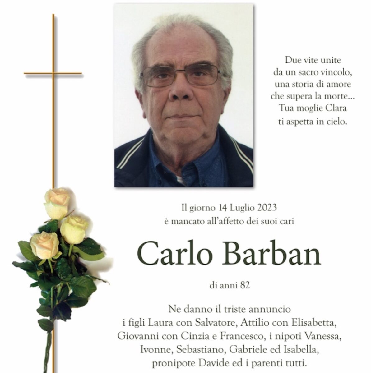 Marito muore al funerale della moglie