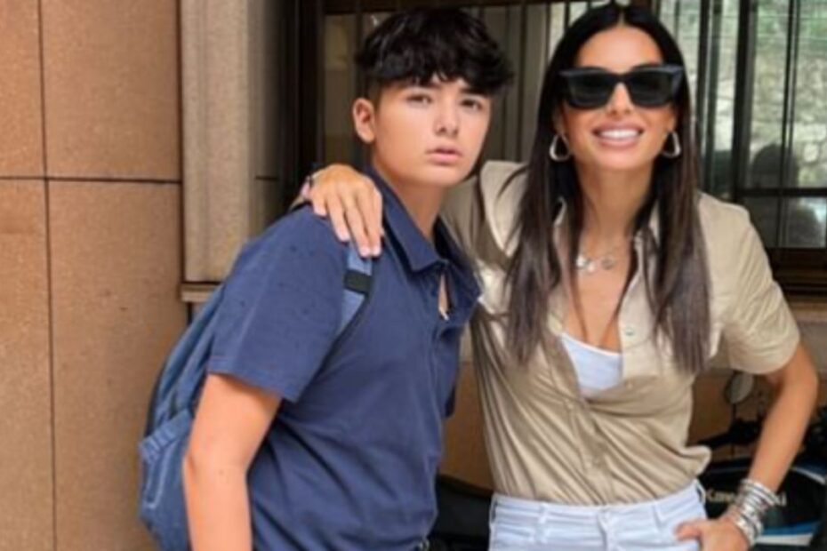 Elisabetta Gregoraci Figlio Nathan Falco Primo Giorno Scuola