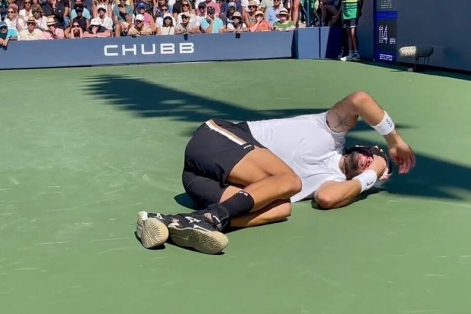 Attimi di grande paura per Matteo Berrettini