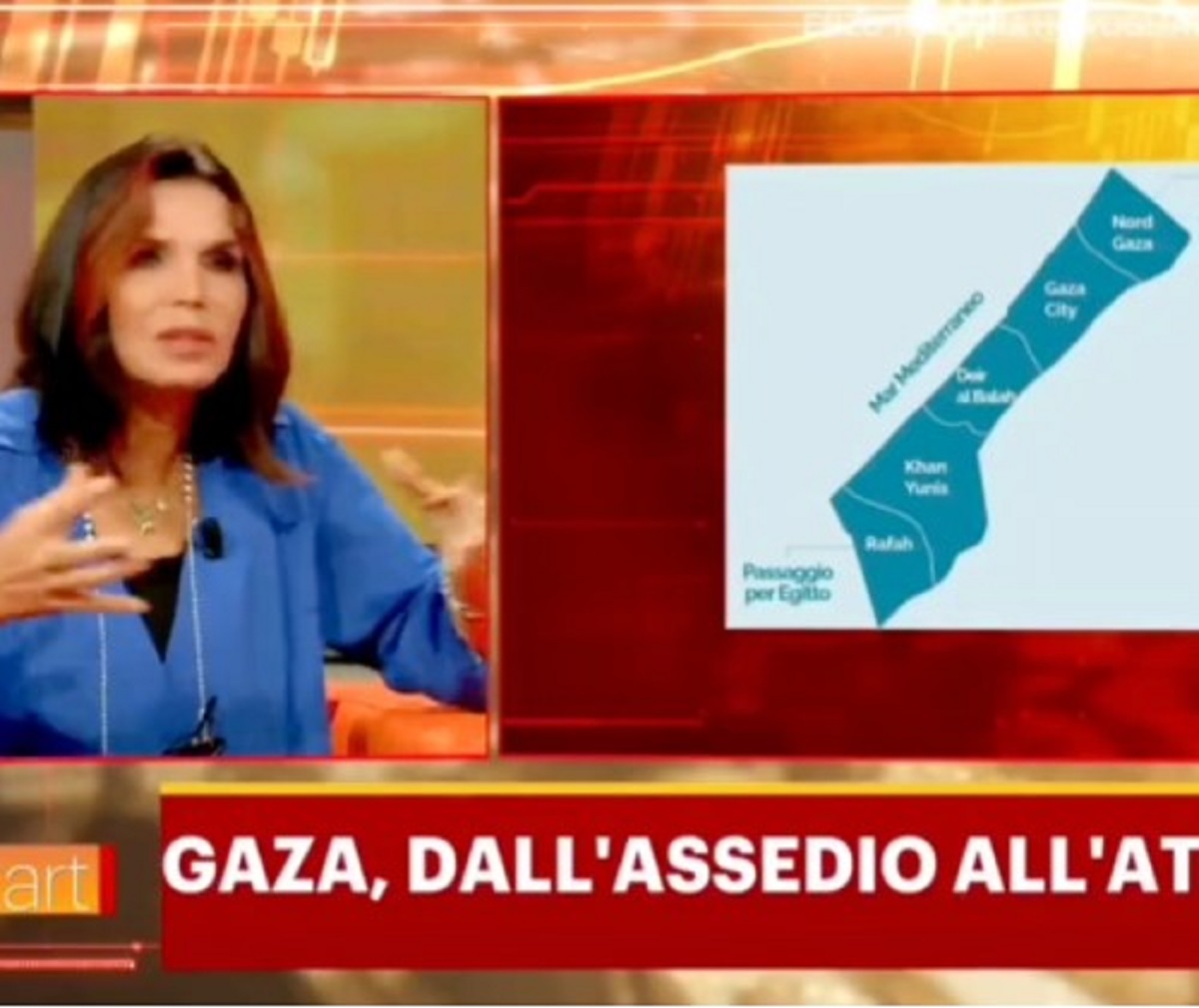  Guerra in Israele polemiche per una frase della giornalista Maria Cuffaro 
