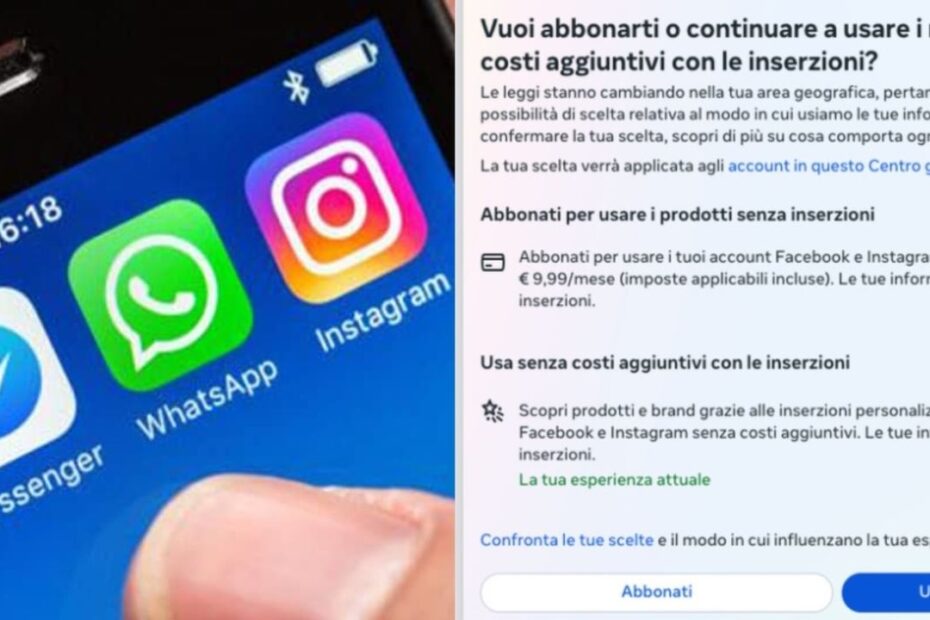 Instagram Facebook Notifica Pagamento