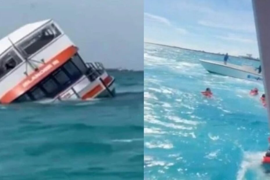 barca affonda 100 turisti donna morta