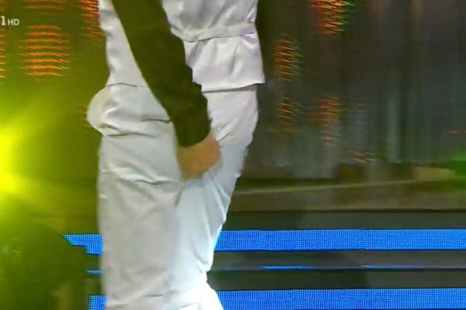 ballando stelle strappati pantaloni concorrenti