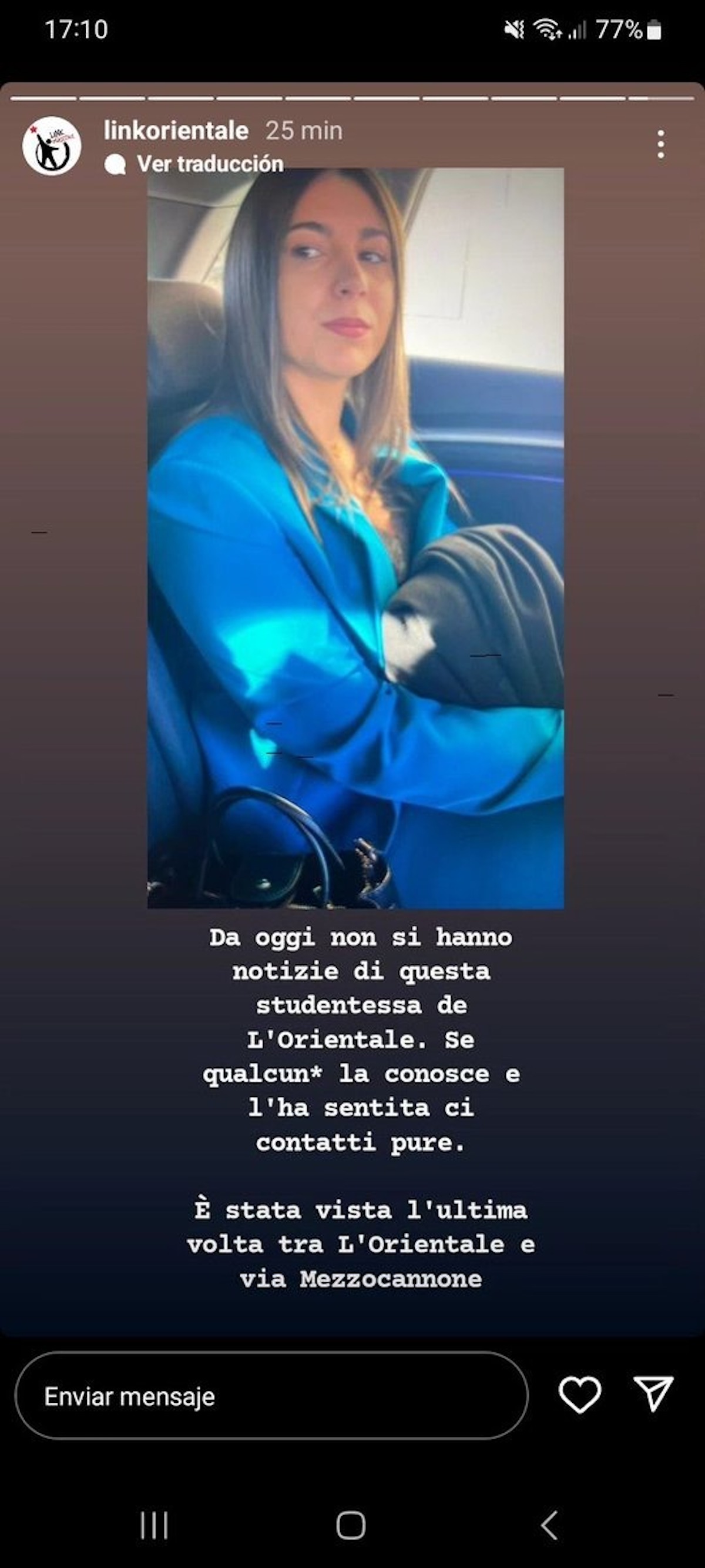 Claudia Giannetto scomparsa a Napoli prima della laurea