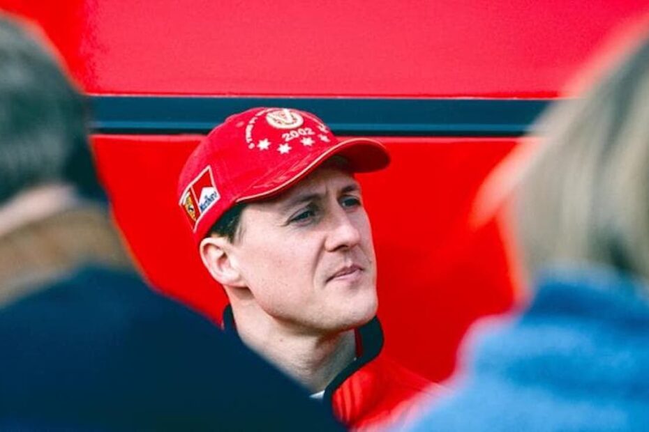 Michael Schumacher a bordo di una Mercedes