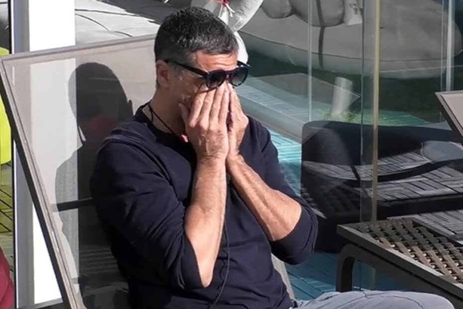 grande fratello massimiliano varrese piange