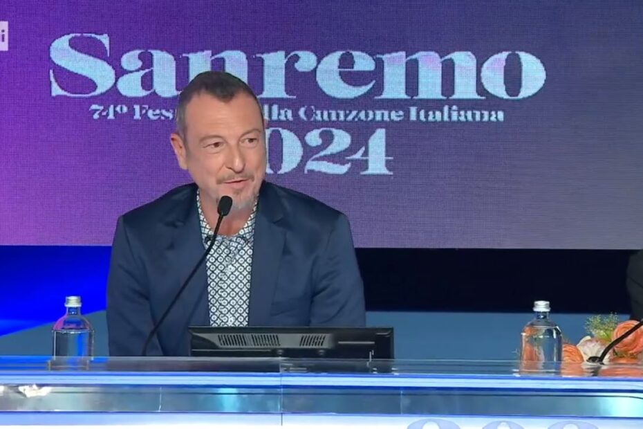 Sanremo 2024 Amadeus