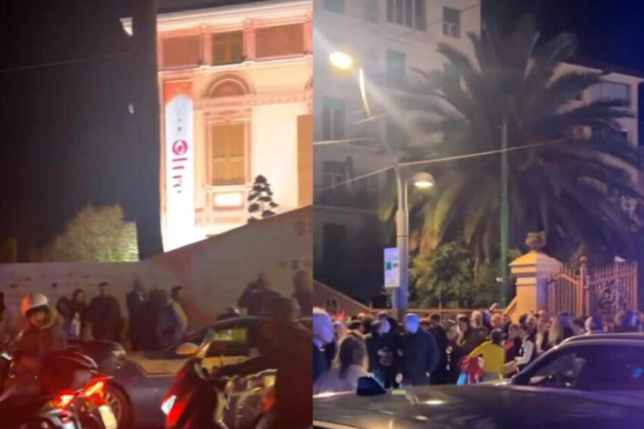 Allarme bomba a Sanremo, tutti evacuati. Spunta un video