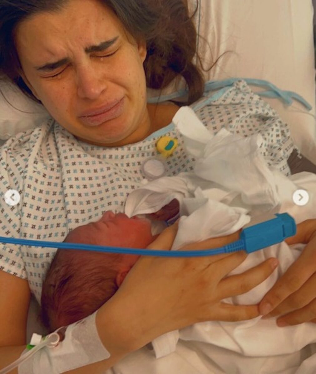 L'attrice Simonetta Columbu mamma di Enea