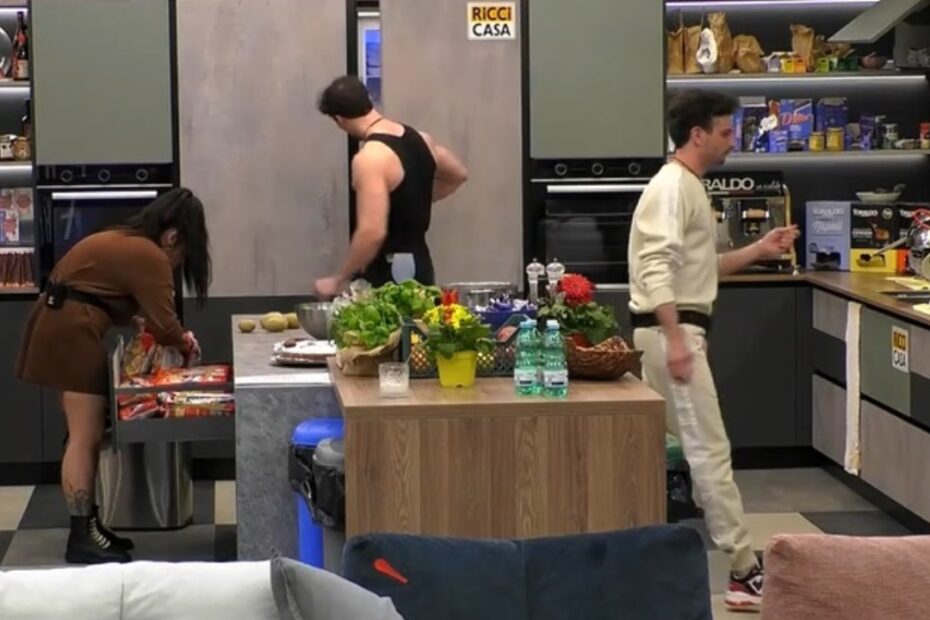 grande fratello alessio attacca federico