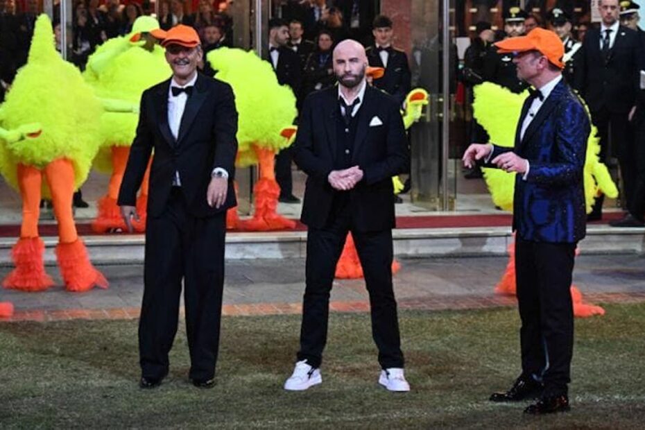 john travolta no liberatoria ballo qua qua