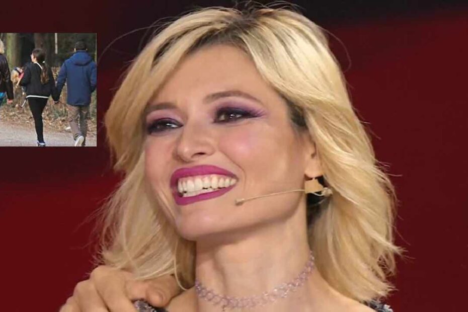 Carlotta Mantovan con il nuovo compagno e la figlia Stella