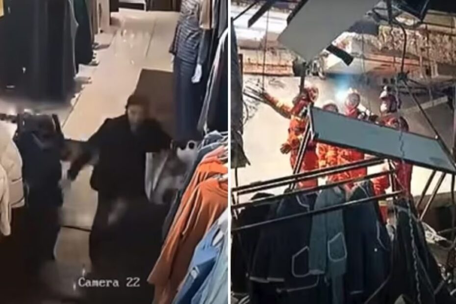 Voragine si apre in un negozio: inghiottita una cliente. Il video