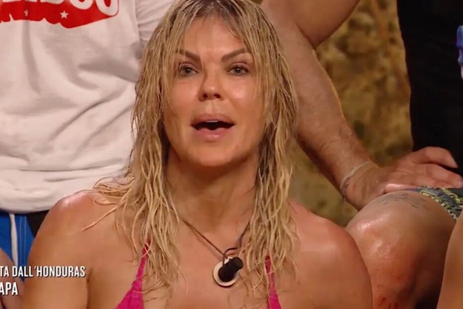 isola famosi matilde brandi sbrocca