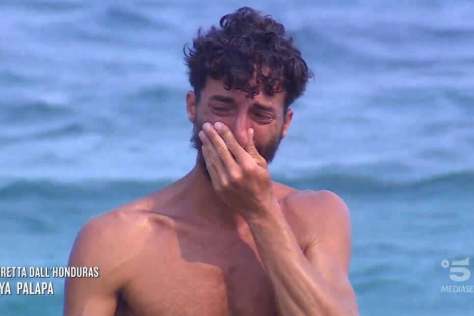 Isola dei Famosi Samuel Peron Lacrime