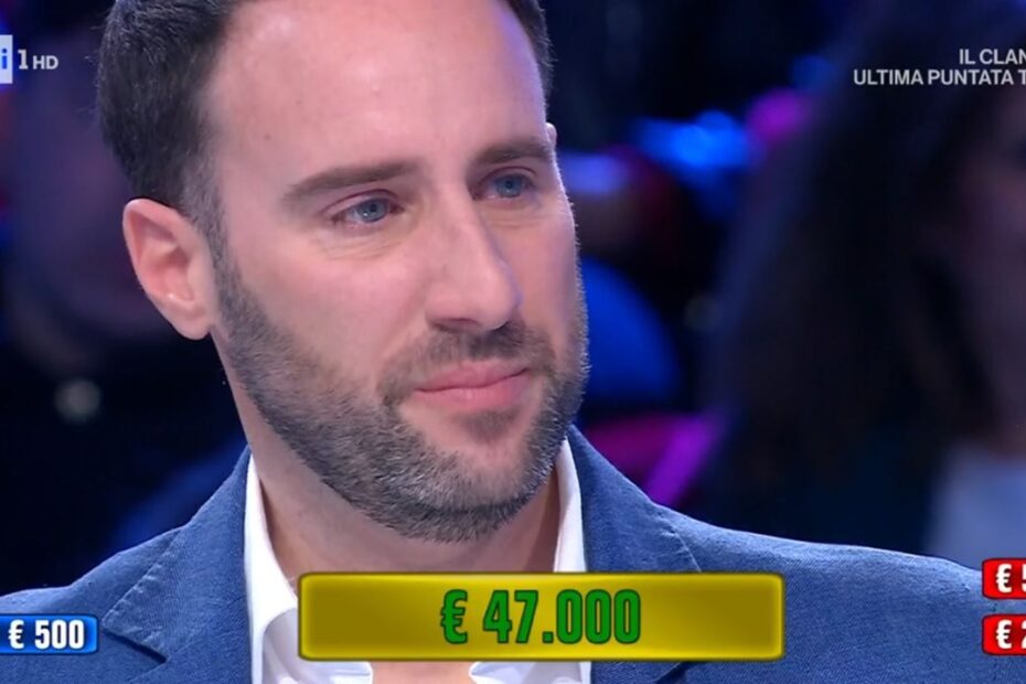 “Mi viene da piangere”. Affari tuoi, Marco crolla in diretta
