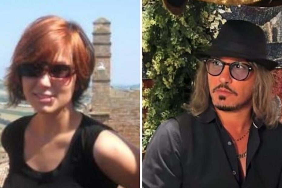 SHARON VERZENI SOSIA JOHNNY DEEP RITRATTA