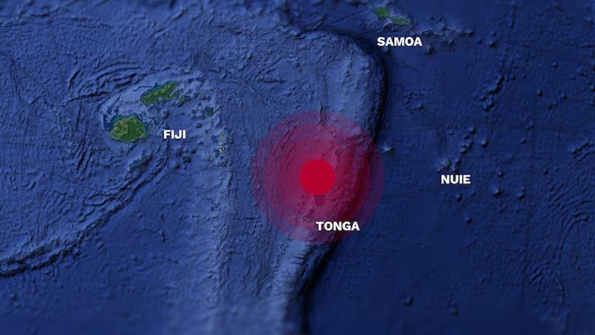 Terremoto a Tonga di 6.9, paura ma nessun danno
