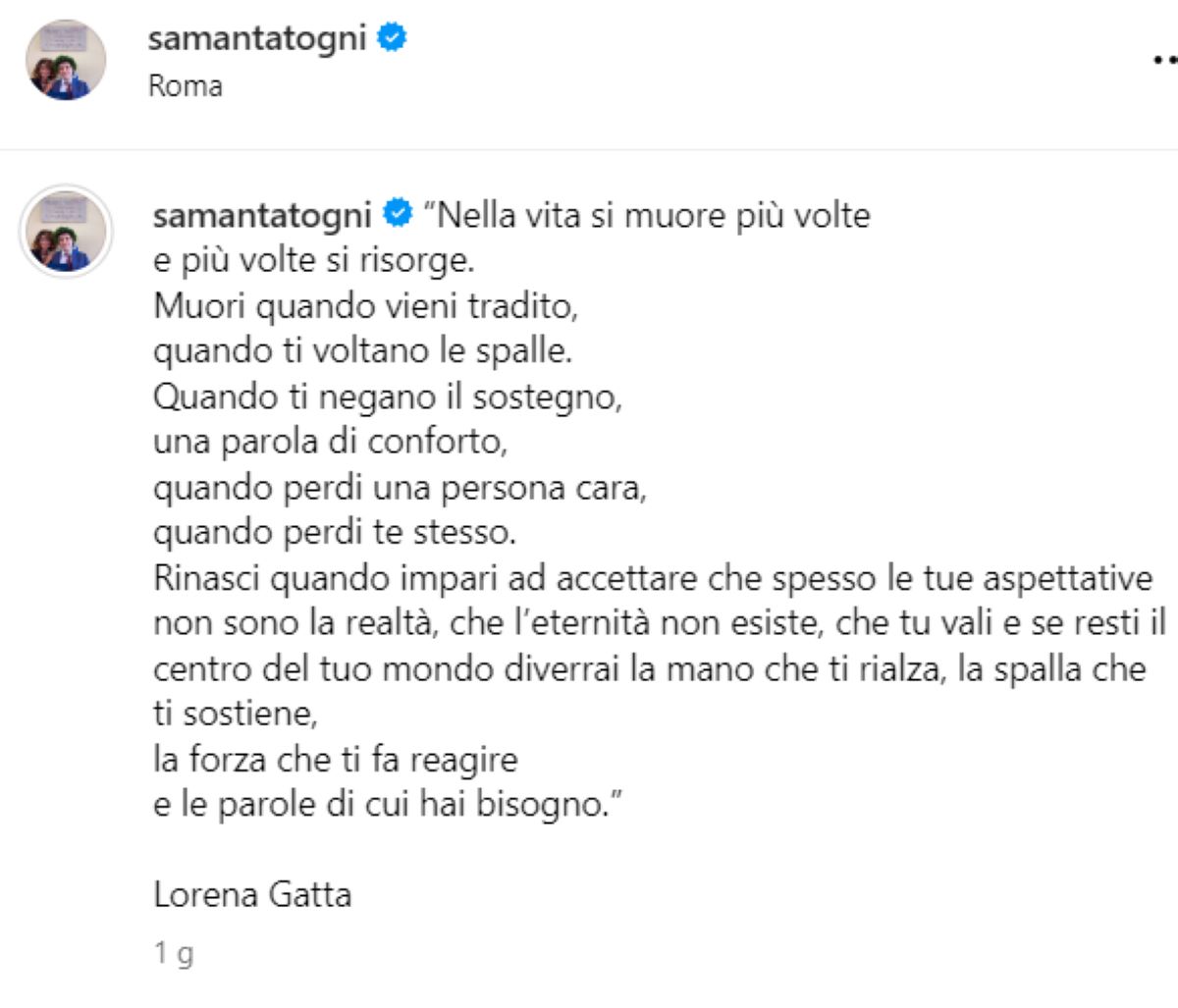 matrimonio finito conduttrice tv