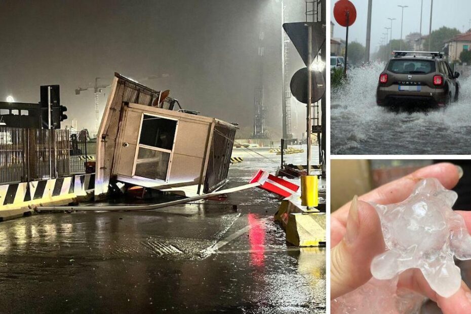Maltempo in Toscana, strade allagate e disagi