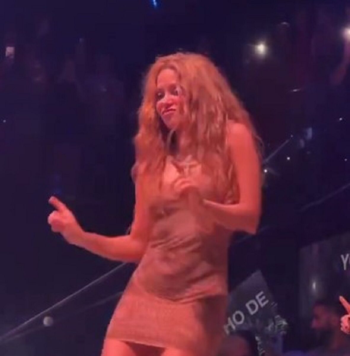 Shakira lascia concerto insulti