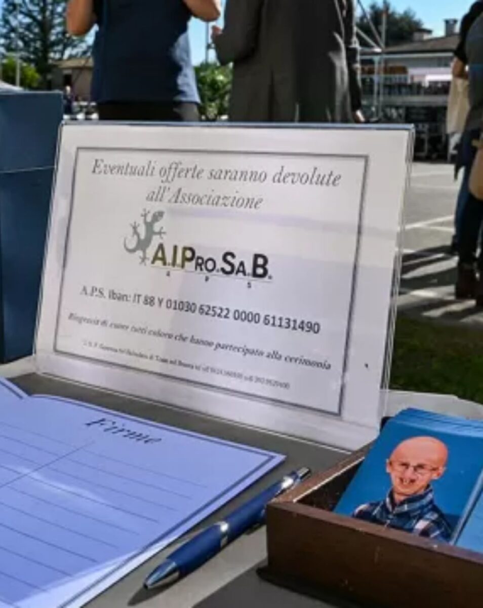 La lettera scritta da Sammy Basso per il suo funerale